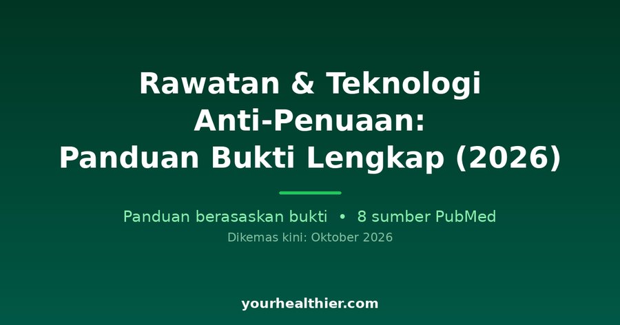 Rawatan & Teknologi Anti-Penuaan: Panduan Bukti Lengkap (2026)