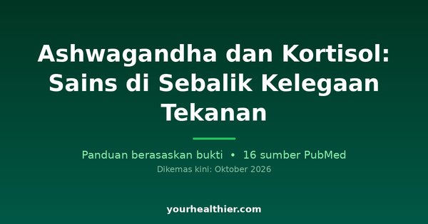 Ashwagandha dan Kortisol: Sains di Sebalik Kelegaan Tekanan