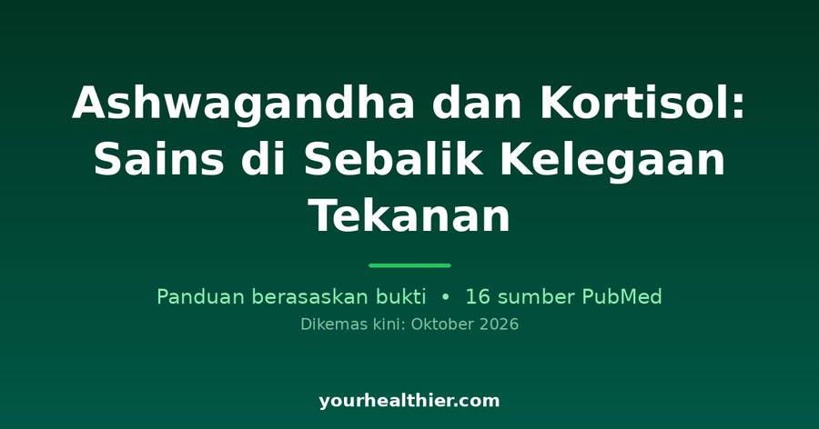 Ashwagandha dan Kortisol: Sains di Sebalik Kelegaan Tekanan