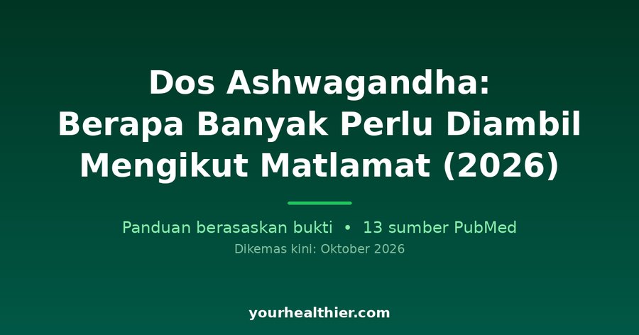 Dos Ashwagandha: Berapa Banyak Perlu Diambil Mengikut Matlamat (2026)