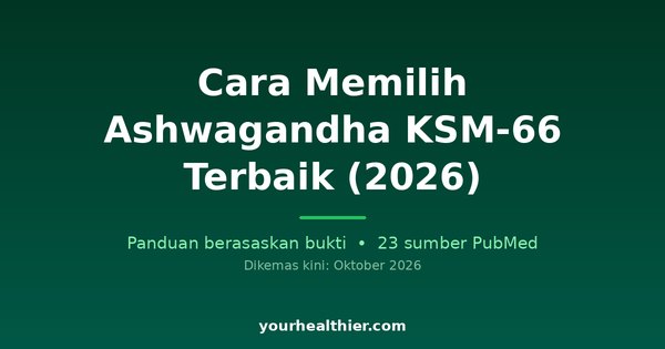 Cara Memilih Ashwagandha KSM-66 Terbaik (2026)