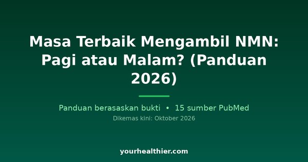 Masa Terbaik Mengambil NMN: Pagi atau Malam? (Panduan 2026)