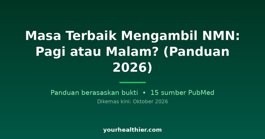 Masa Terbaik Mengambil NMN: Pagi atau Malam? (Panduan 2026)