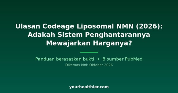 Ulasan Codeage Liposomal NMN (2026): Adakah Sistem Penghantarannya Mewajarkan Harganya?