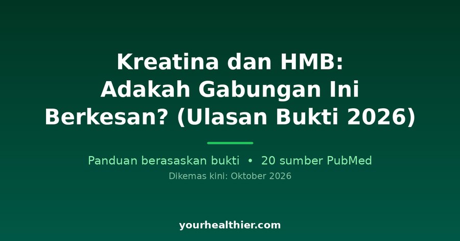 Kreatina dan HMB: Adakah Gabungan Ini Berkesan? (Ulasan Bukti 2026)
