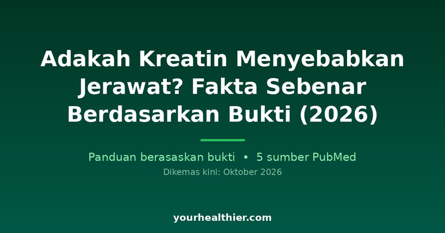 Adakah Kreatin Menyebabkan Jerawat? Fakta Sebenar Berdasarkan Bukti (2026)