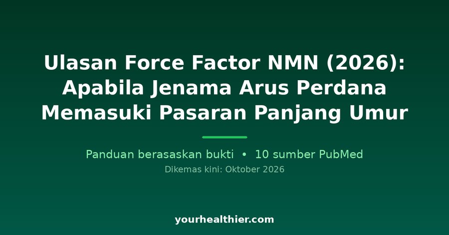Ulasan Force Factor NMN (2026): Apabila Jenama Arus Perdana Memasuki Pasaran Panjang Umur