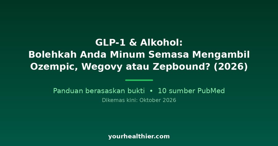 GLP-1 & Alkohol: Bolehkah Anda Minum Semasa Mengambil Ozempic, Wegovy atau Zepbound? (2026)