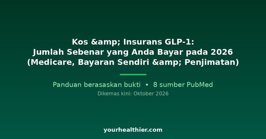 Kos & Insurans GLP-1: Jumlah Sebenar yang Anda Bayar pada 2026 (Medicare, Bayaran Sendiri & Penjimatan)