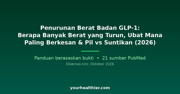Penurunan Berat Badan GLP-1: Berapa Banyak Berat yang Turun, Ubat Mana Paling Berkesan & Pil vs Suntikan (2026)