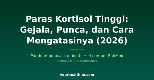 Paras Kortisol Tinggi: Gejala, Punca, dan Cara Mengatasinya (2026)