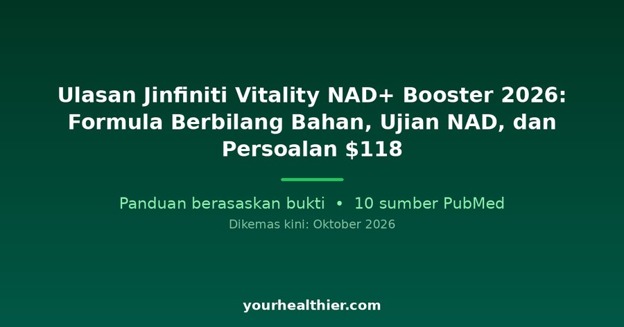 Ulasan Jinfiniti Vitality NAD+ Booster 2026: Formula Berbilang Bahan, Ujian NAD, dan Persoalan $118