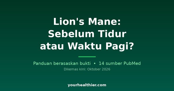 Lion’s Mane: Sebelum Tidur atau Waktu Pagi?