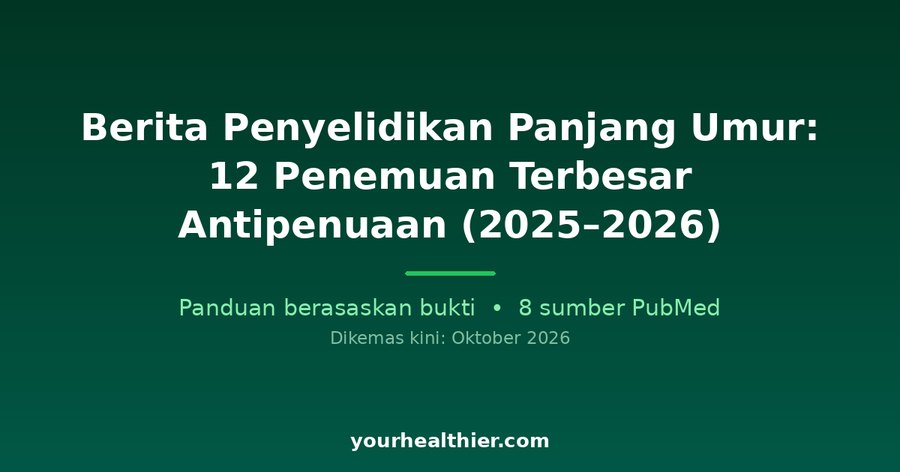 Berita Penyelidikan Panjang Umur: 12 Penemuan Terbesar Antipenuaan (2025–2026)