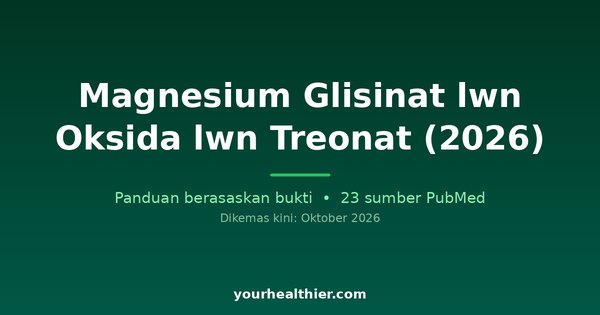Magnesium Glisinat lwn Oksida lwn Treonat (2026)