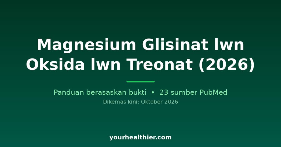 Magnesium Glisinat lwn Oksida lwn Treonat (2026)
