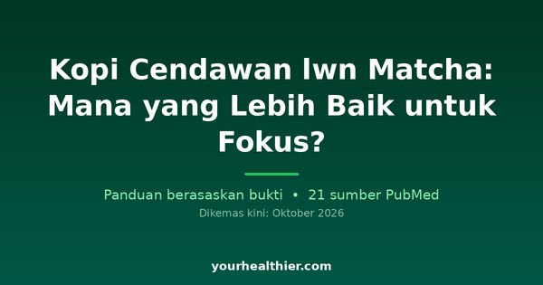 Kopi Cendawan lwn Matcha: Mana yang Lebih Baik untuk Fokus?