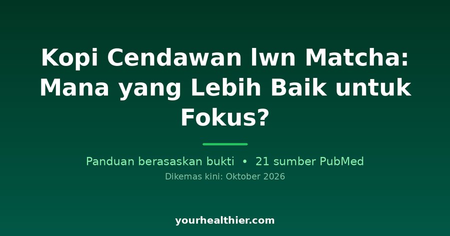 Kopi Cendawan lwn Matcha: Mana yang Lebih Baik untuk Fokus?