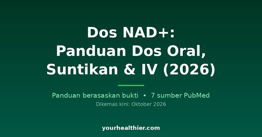 Dos NAD+: Panduan Dos Oral, Suntikan & IV (2026)