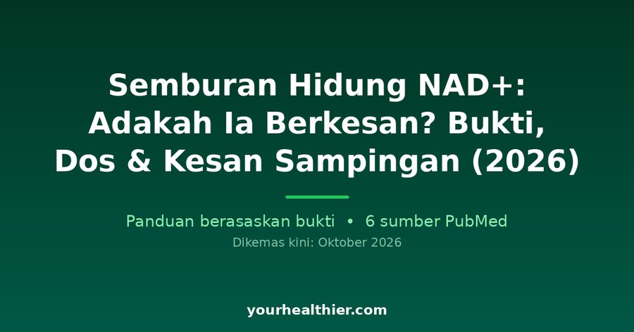 Semburan Hidung NAD+: Adakah Ia Berkesan? Bukti, Dos & Kesan Sampingan (2026)