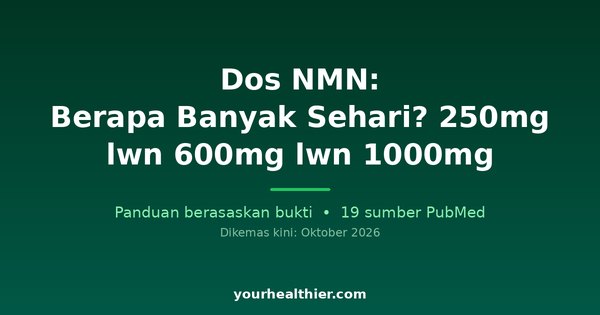 Dos NMN: Berapa Banyak Sehari? 250mg lwn 600mg lwn 1000mg