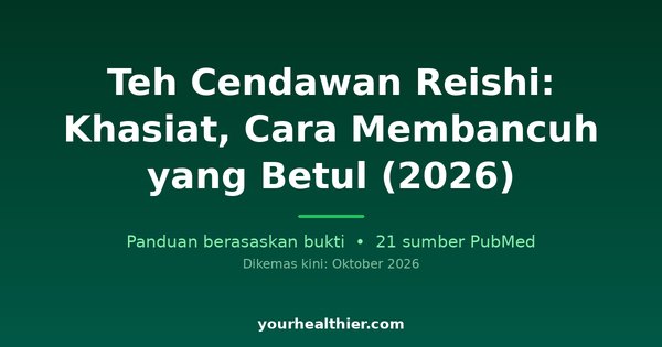 Teh Cendawan Reishi: Khasiat, Cara Membancuh yang Betul (2026)