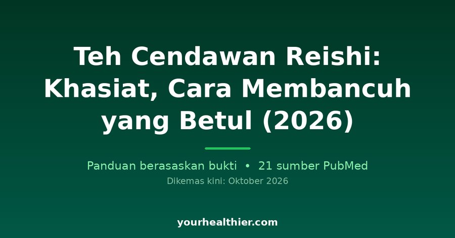 Teh Cendawan Reishi: Khasiat, Cara Membancuh yang Betul (2026)