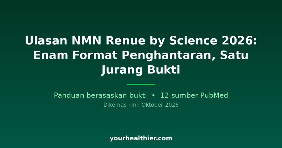 Ulasan NMN Renue by Science 2026: Enam Format Penghantaran, Satu Jurang Bukti