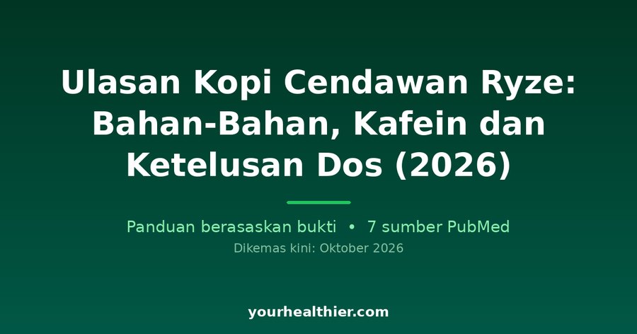 Ulasan Kopi Cendawan Ryze: Bahan-Bahan, Kafein dan Ketelusan Dos (2026)