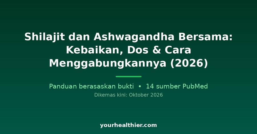 Shilajit dan Ashwagandha Bersama: Kebaikan, Dos & Cara Menggabungkannya (2026)