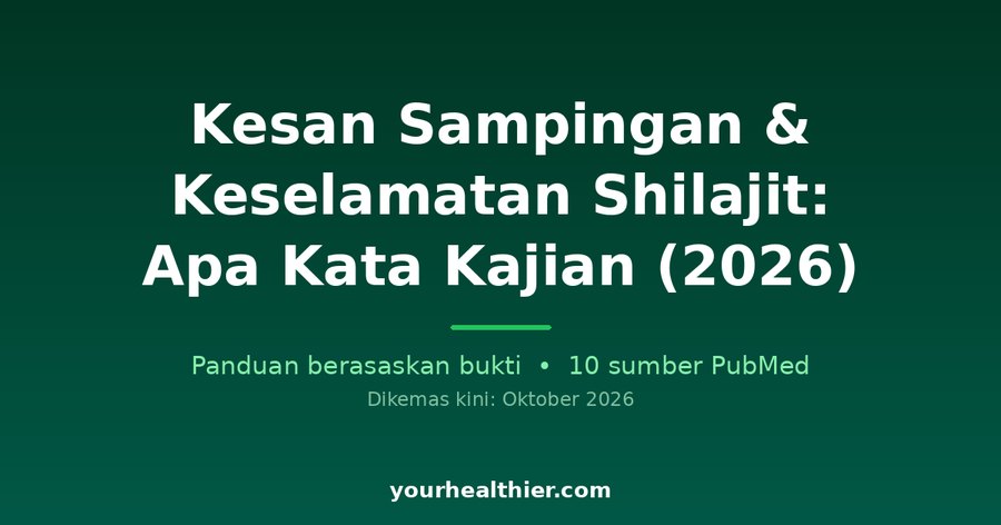 Kesan Sampingan & Keselamatan Shilajit: Apa Kata Kajian (2026)