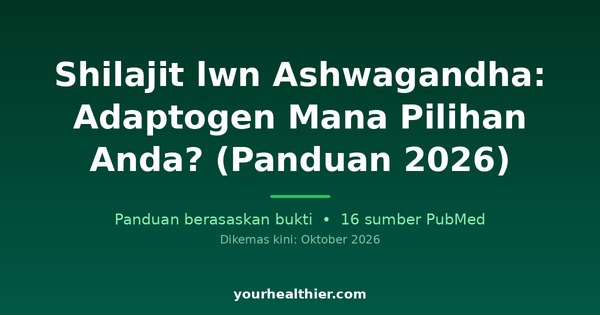 Shilajit lwn Ashwagandha: Adaptogen Mana Pilihan Anda? (Panduan 2026)