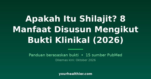 Apakah Itu Shilajit? 8 Manfaat Disusun Mengikut Bukti Klinikal (2026)